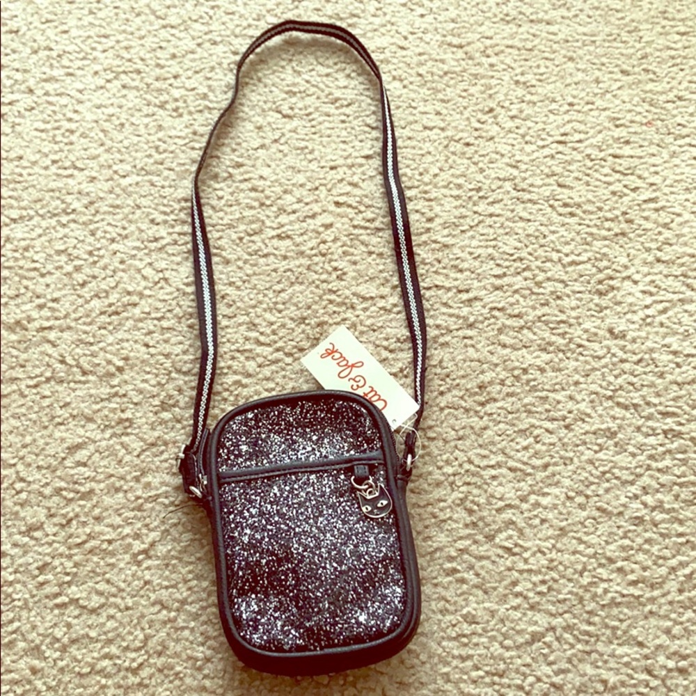 This is a super fun glittery purse